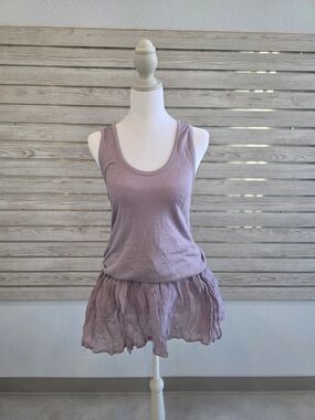 Elizabeth and James Dusty Mauve Scoop Neck Tank Dress